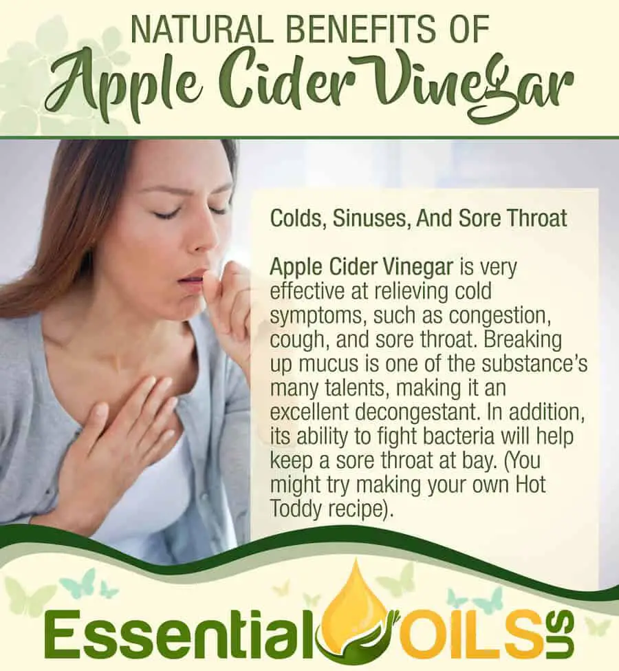 Apple Cider Vinegar Benefits - Colds Sinuses
