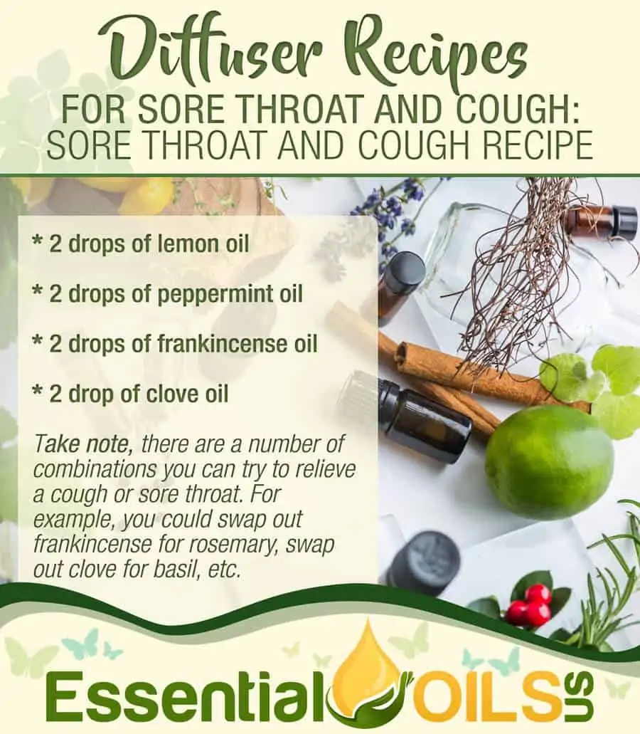 Diffuser Recipe - Sore Throat And Cough Recipe