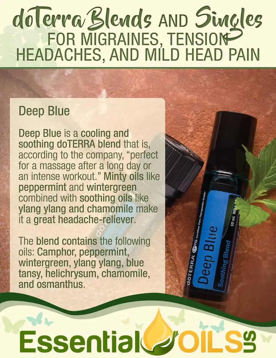 doTERRA Essential Oils To Ease Migraines - Deep Blue