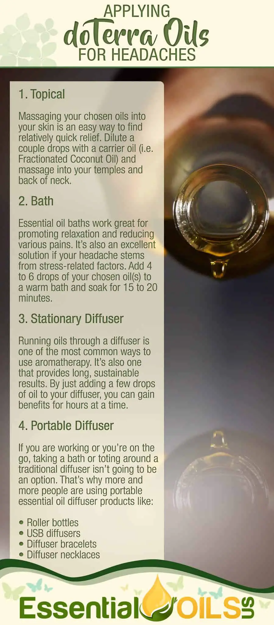 doTERRA Essential Oils For Headaches - How To Apply