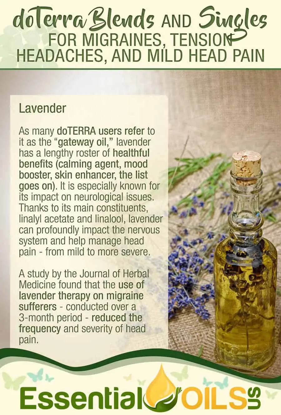 doTERRA Essential Oils To Ease Migraines - Lavender