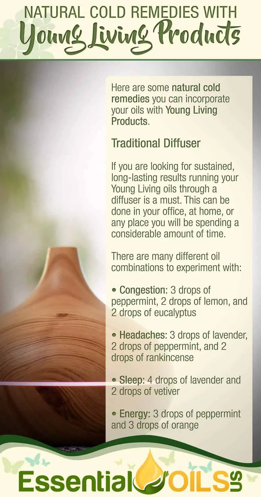 Natural Cold Remedies With Young Living - Traditional Diffuser