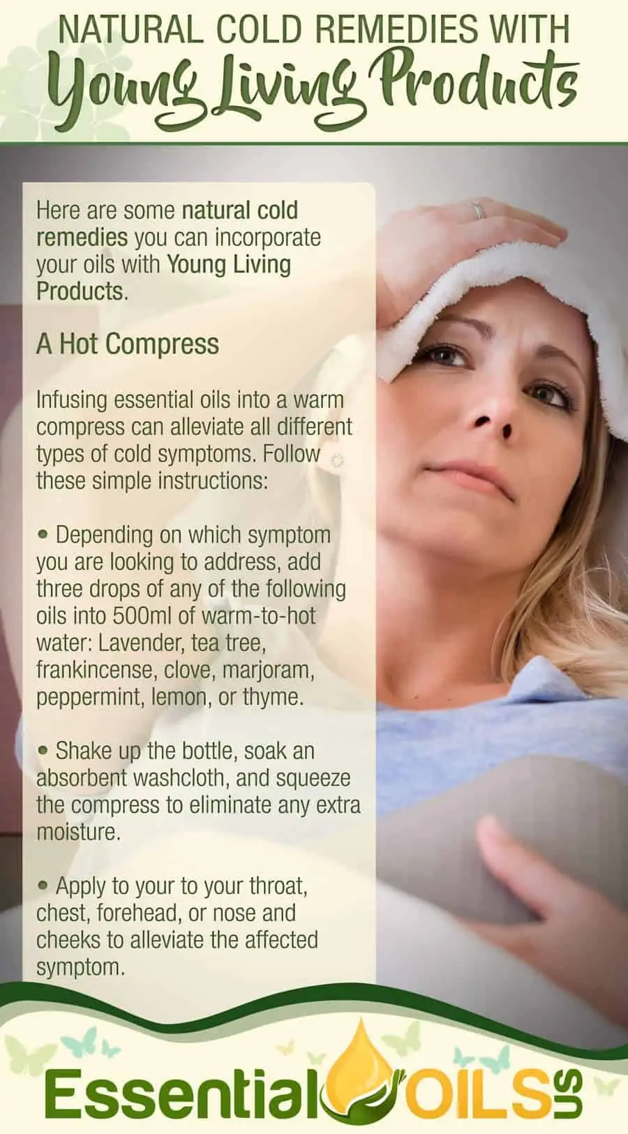 Natural Cold Remedies With Young Living - A Hot Compress