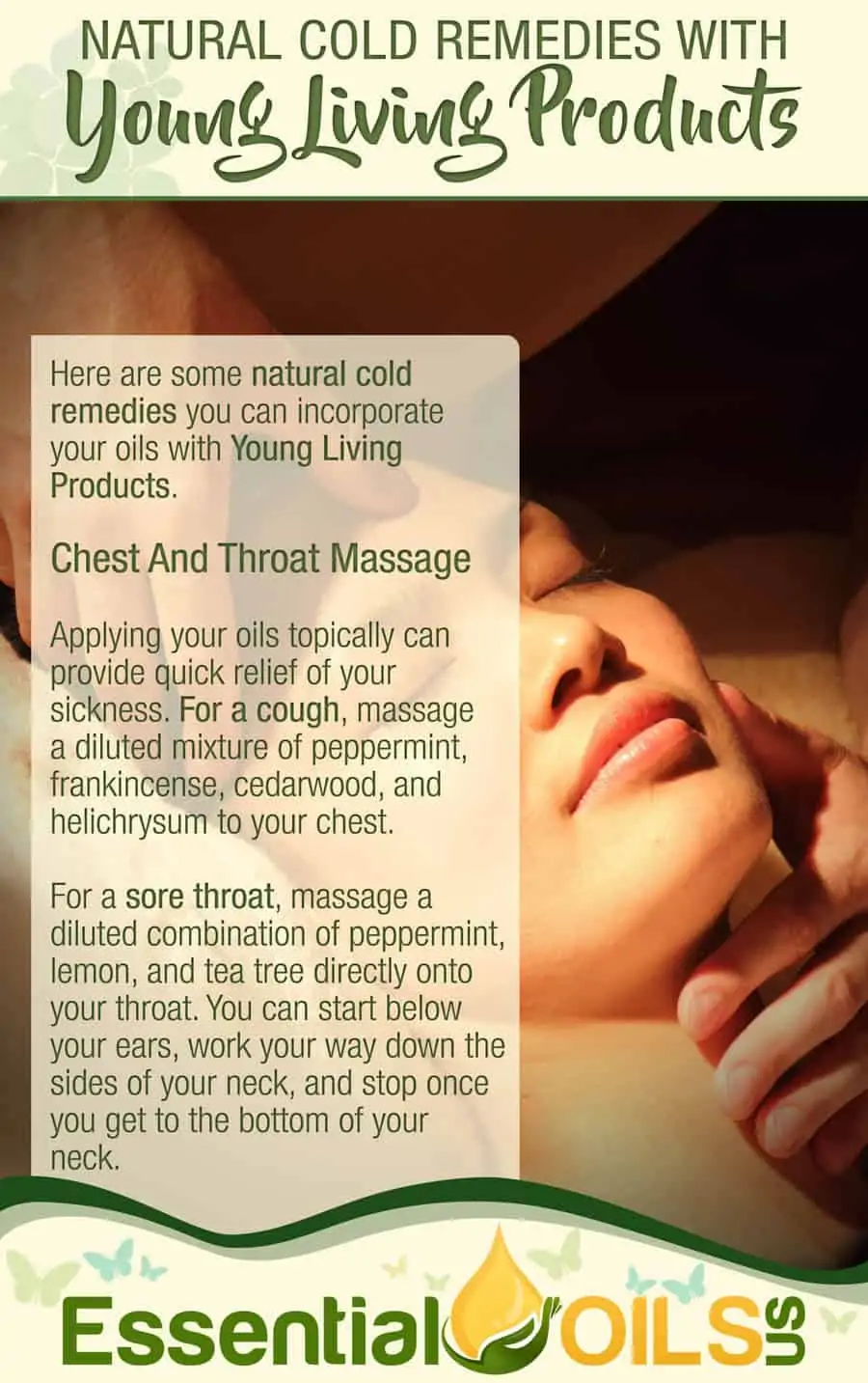 Natural Cold Remedies With Young Living - Chest & Throat Massage